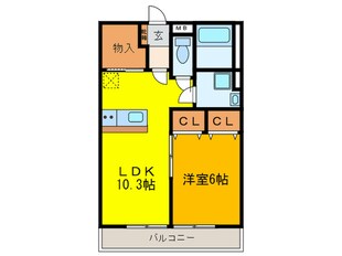 アム－ルＤ棟の物件間取画像